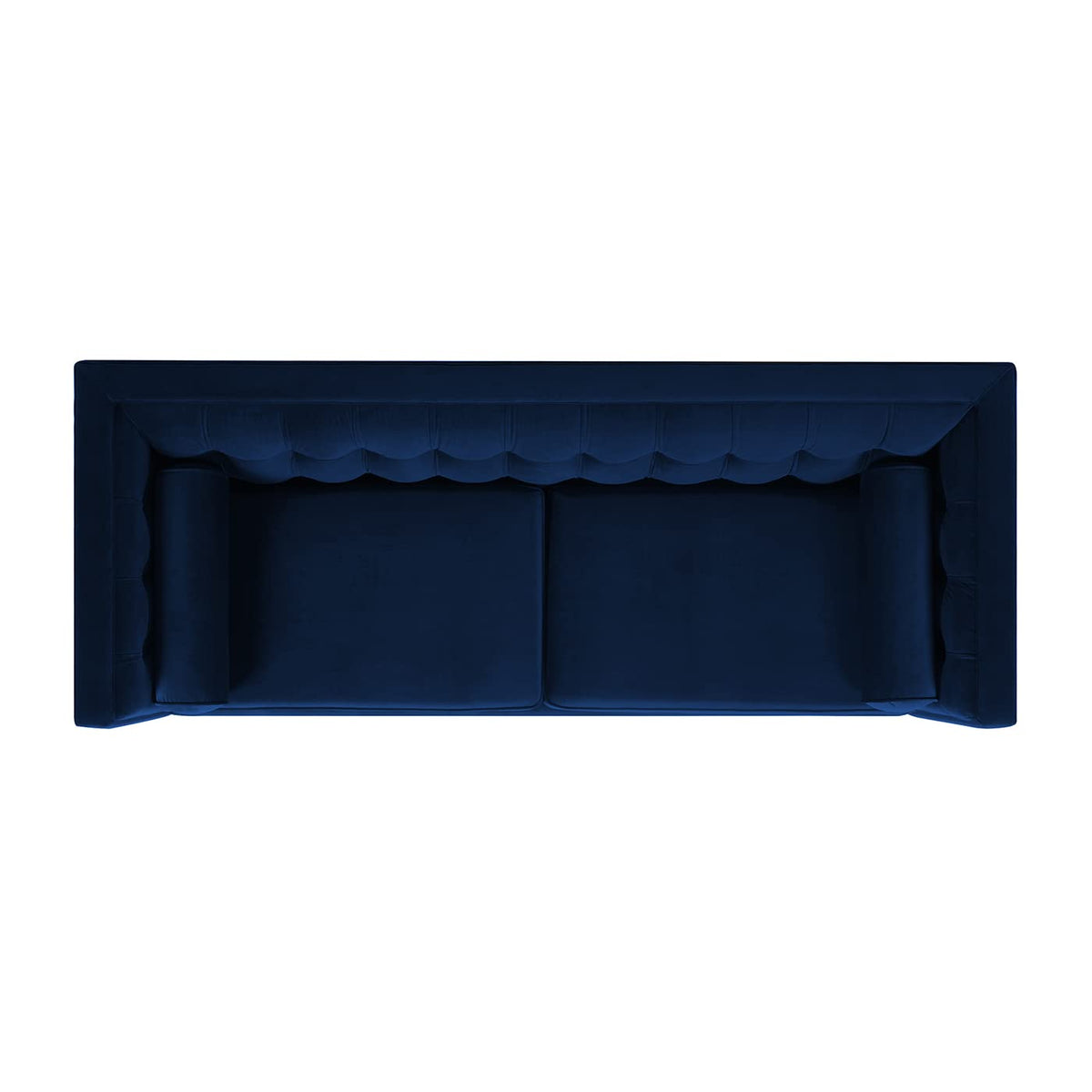 84" Navy Blue Velvet Tufted Sofa G6882