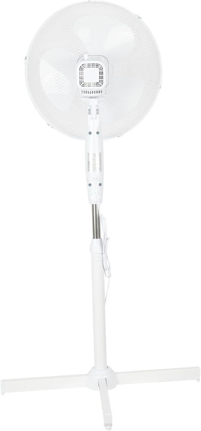 16 Inch 3-Speed Oscillating Pedestal Fan White X353202