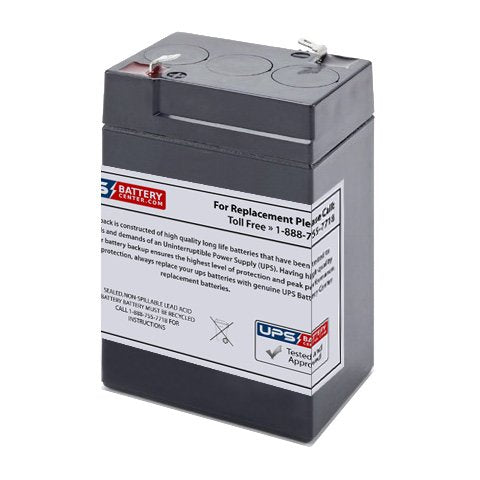 6V 4.5Ah Sealed Lead Acid Replacement Battery R456836