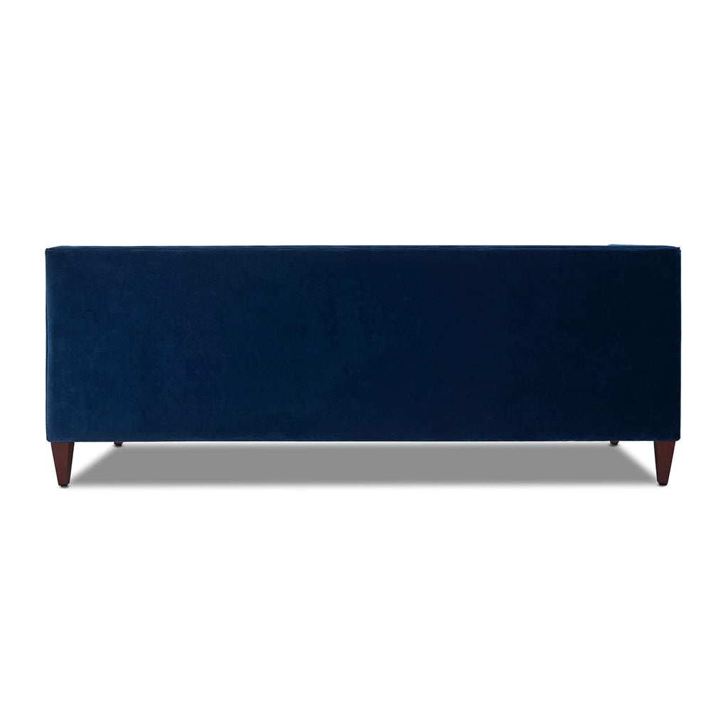 84" Navy Blue Velvet Tufted Sofa G6882