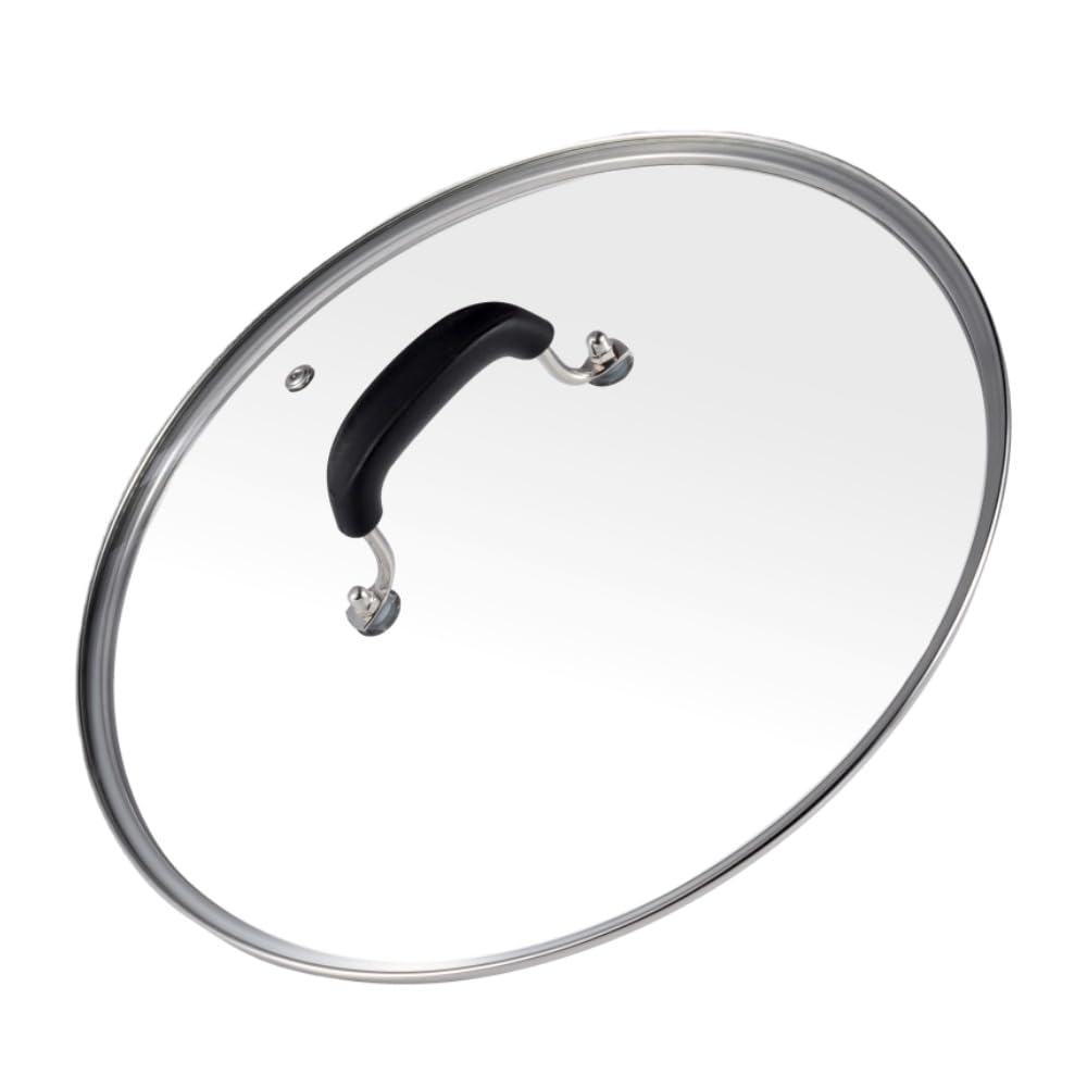 10-1/4 Inch Tempered Glass Lid with Steam Hole Y23858