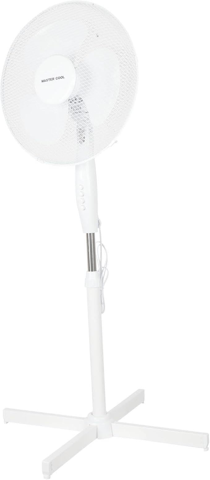 16 Inch 3-Speed Oscillating Pedestal Fan White X353202