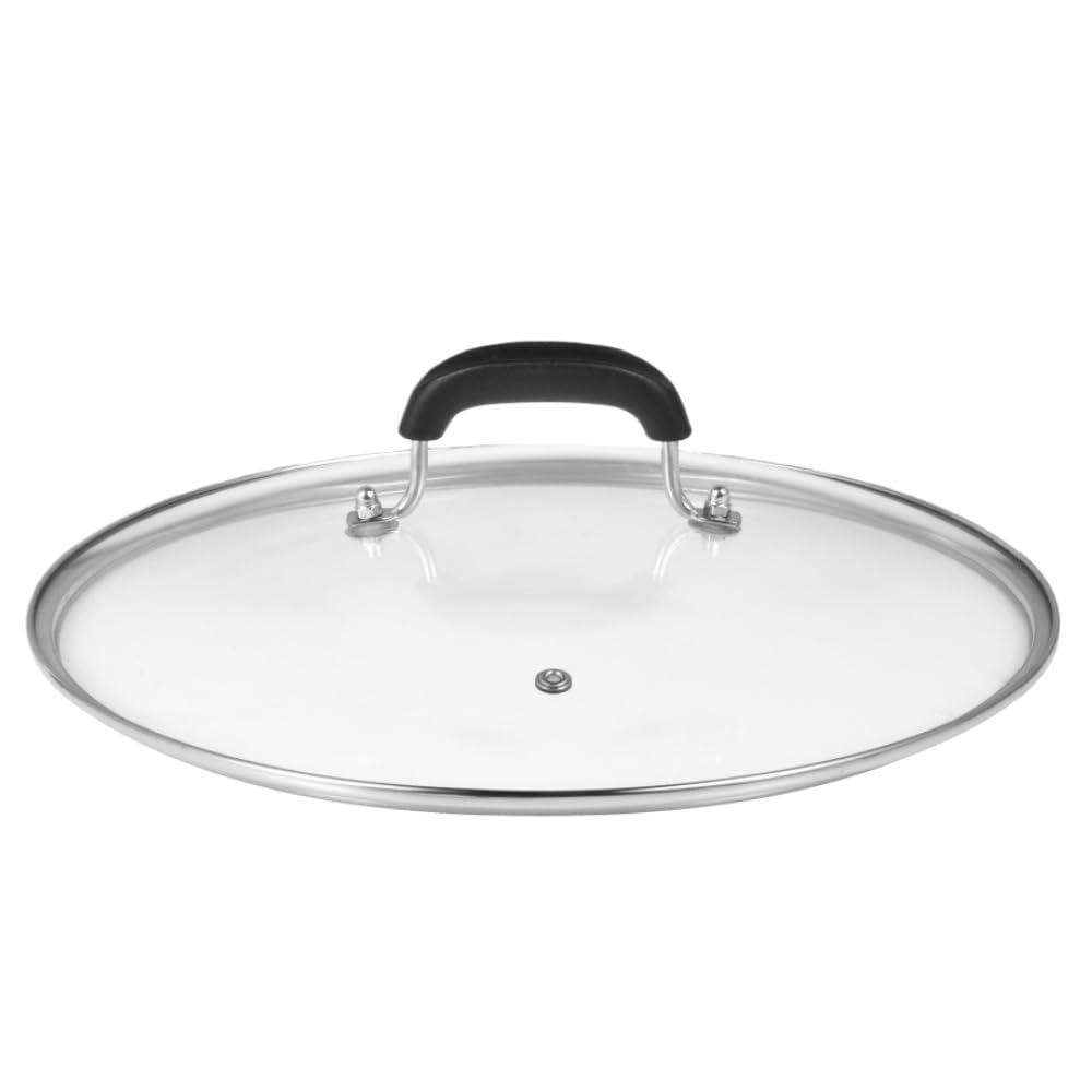 10-1/4 Inch Tempered Glass Lid with Steam Hole Y23858
