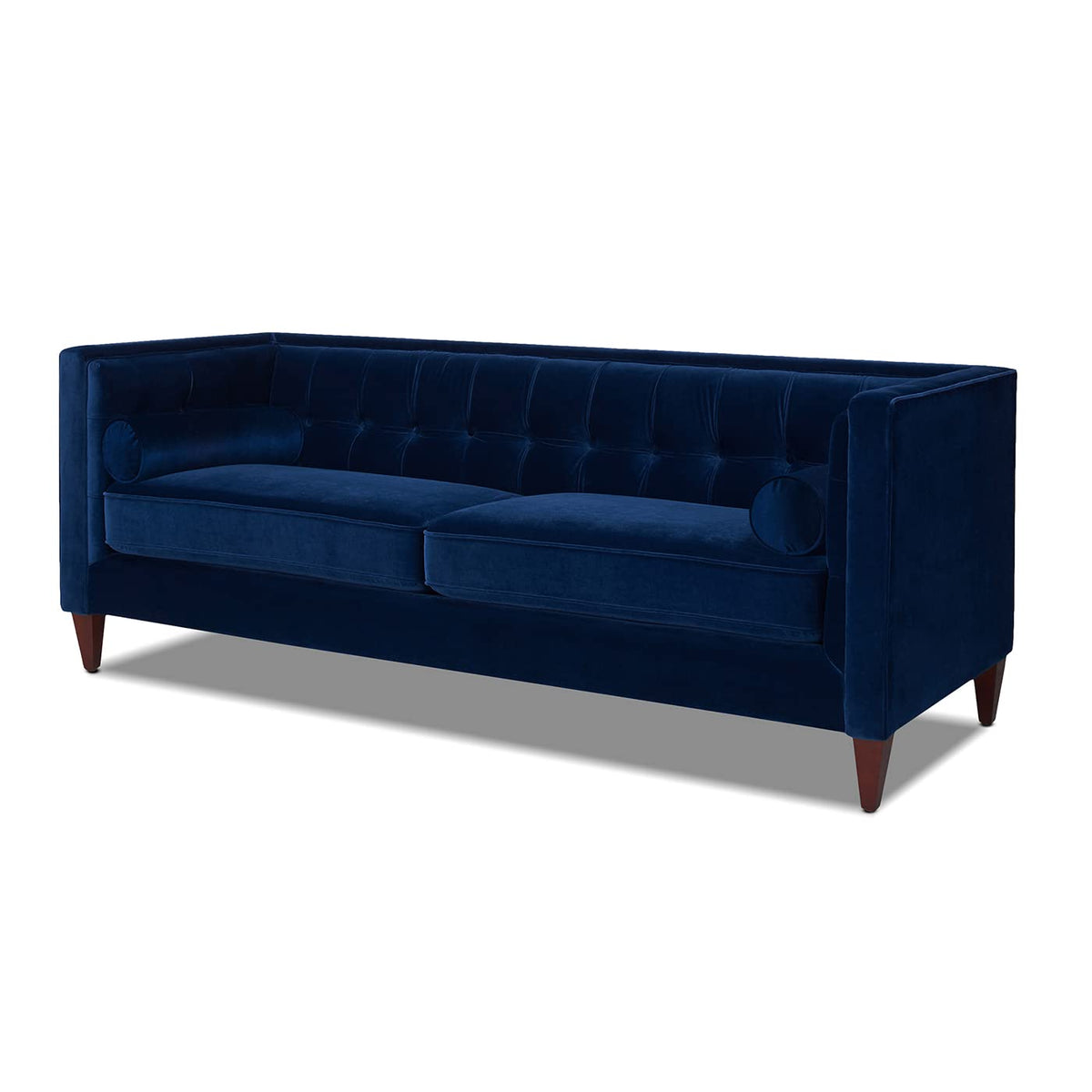 84" Navy Blue Velvet Tufted Sofa G6882