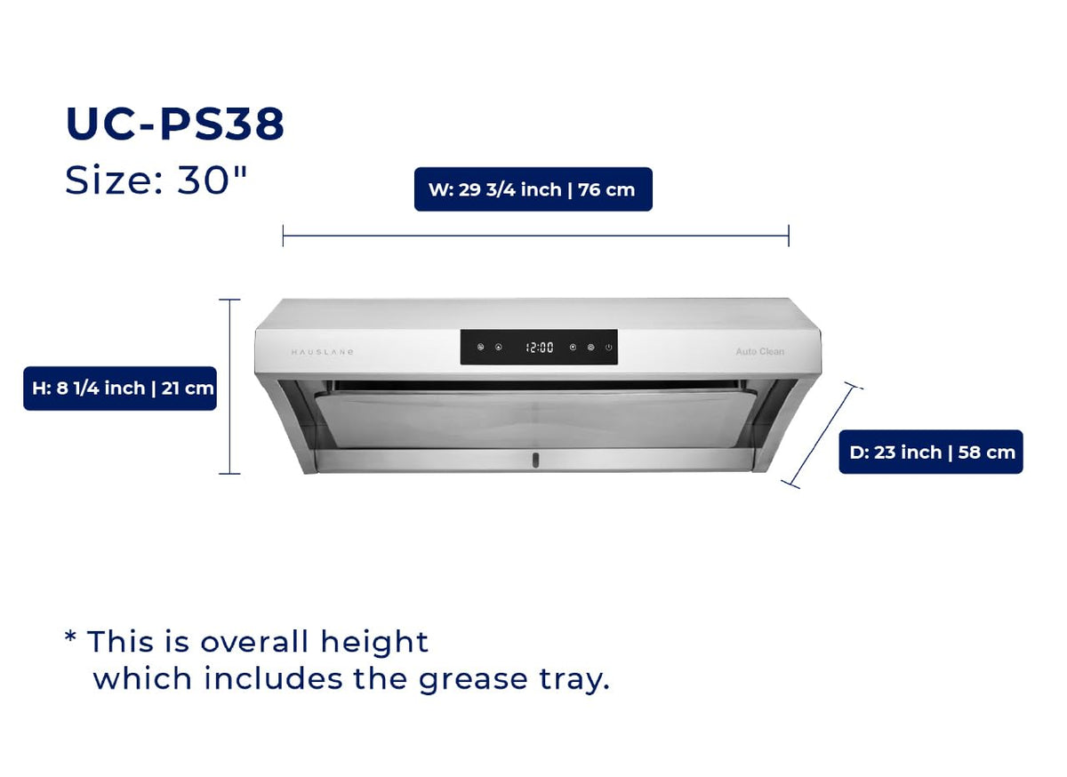 30 Inch Ducted Under Cabinet Range Hood X94694