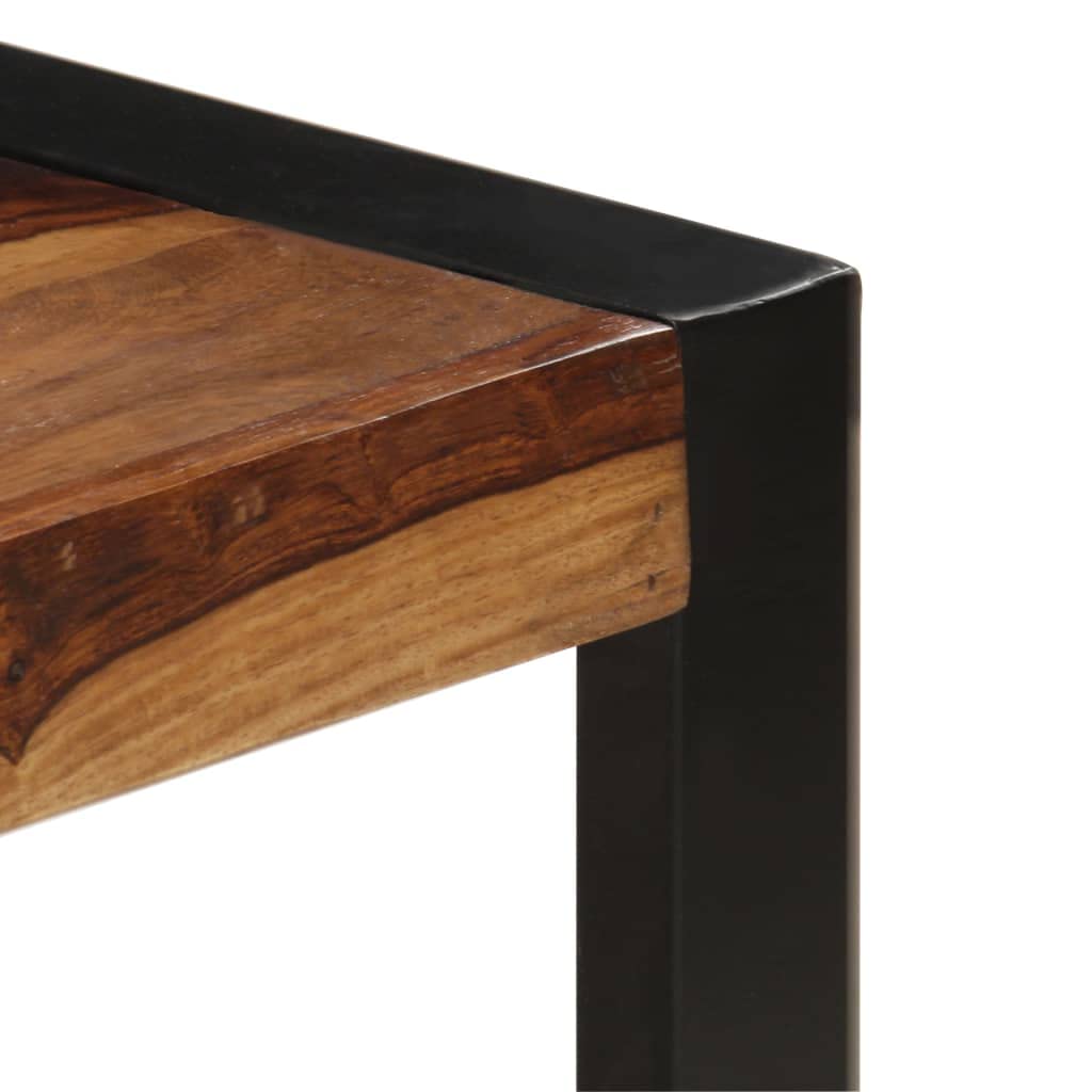 Brown Solid Sheesham Wood Rectangular Coffee Table J766833