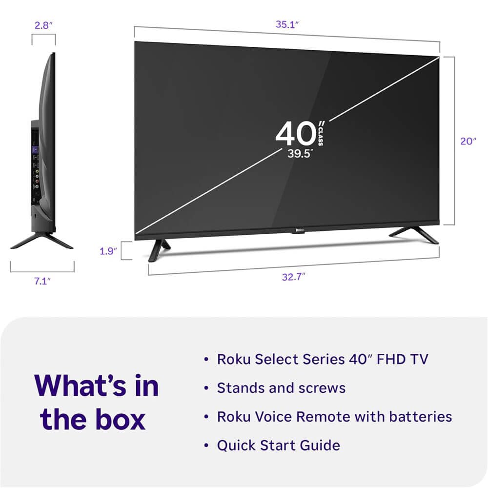 40 Inch 1080p Full HD Smart TV Y6273
