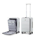 Smoke White 20 Inch Hard Shell Carry On Luggage H169
