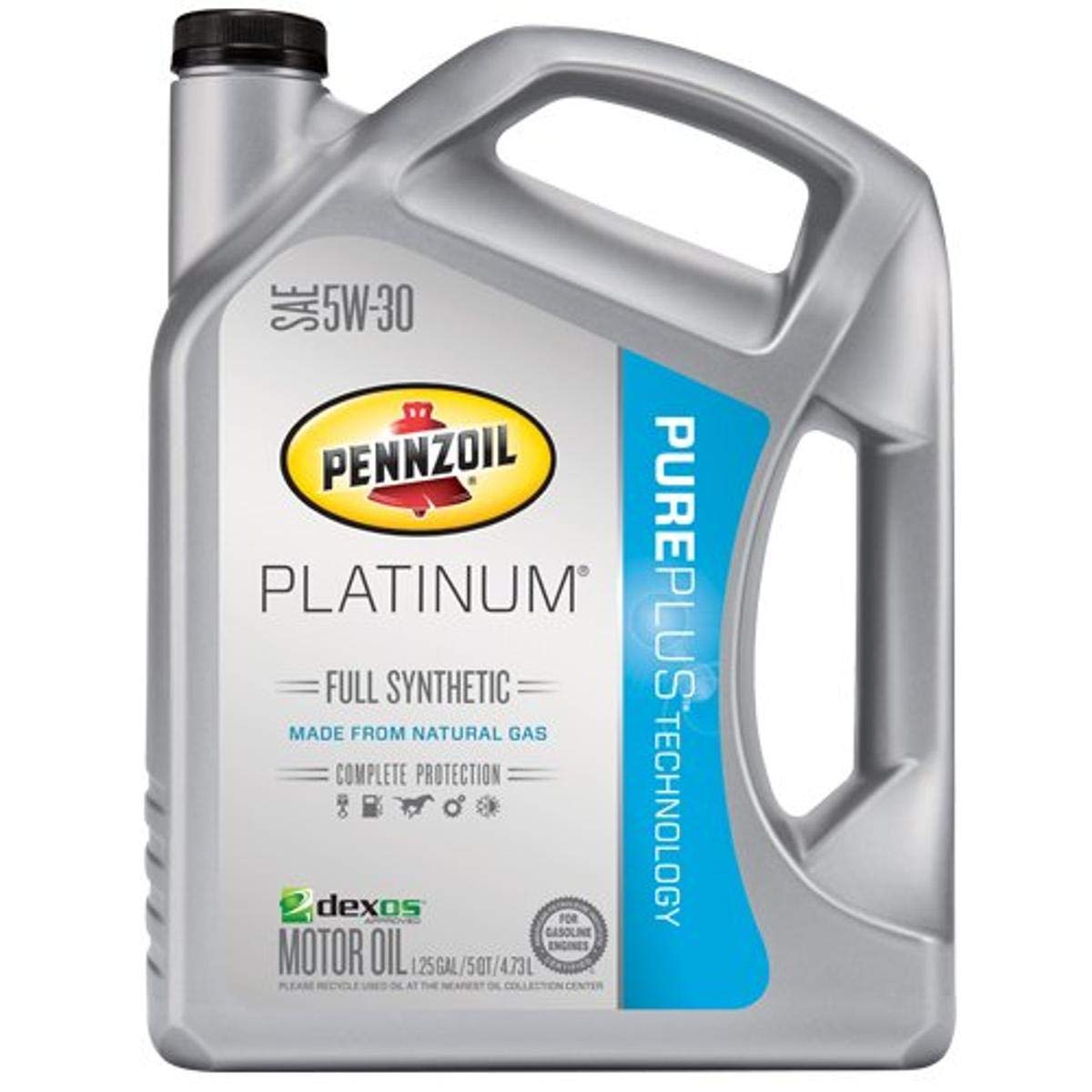 5W-30 Full Synthetic Motor Oil 5 Quart Jug, Pack of 3 Y1680