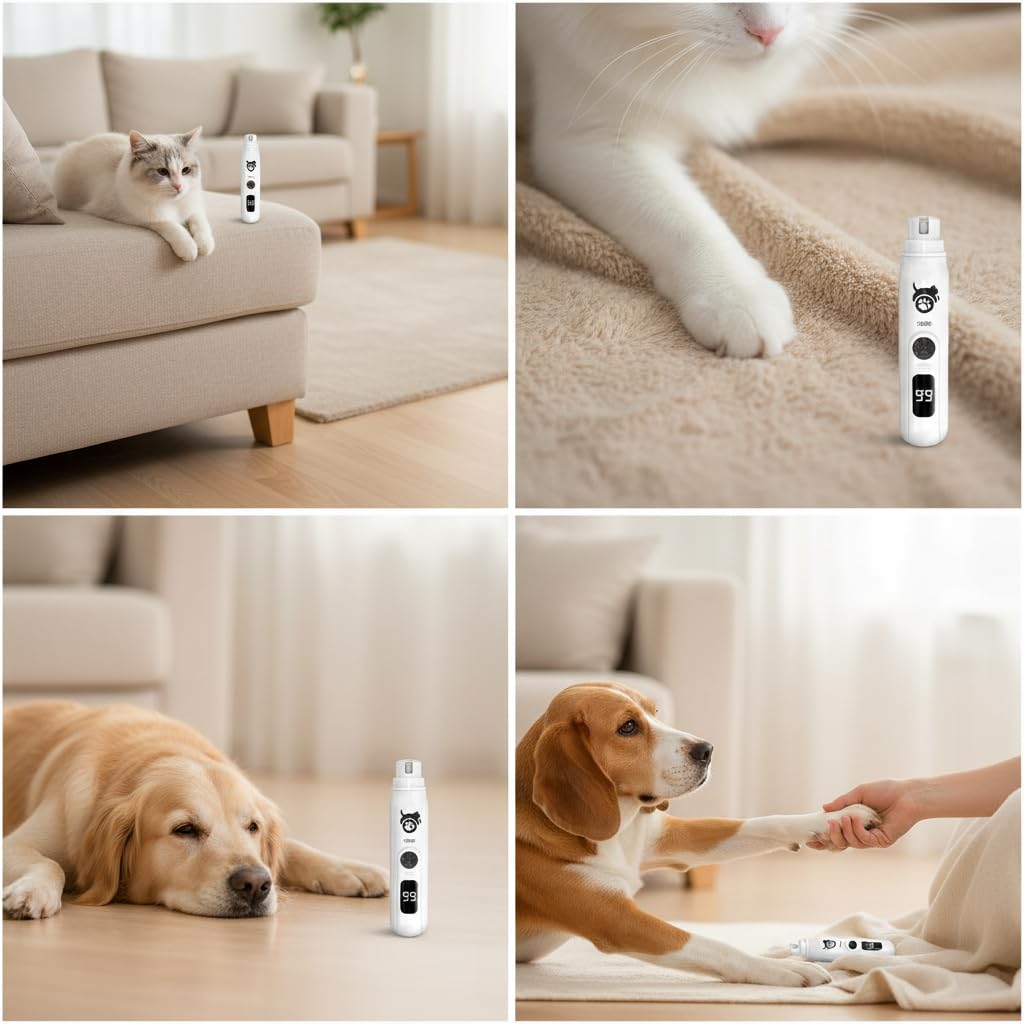 Electric Quiet Dog Nail Grinder A2628