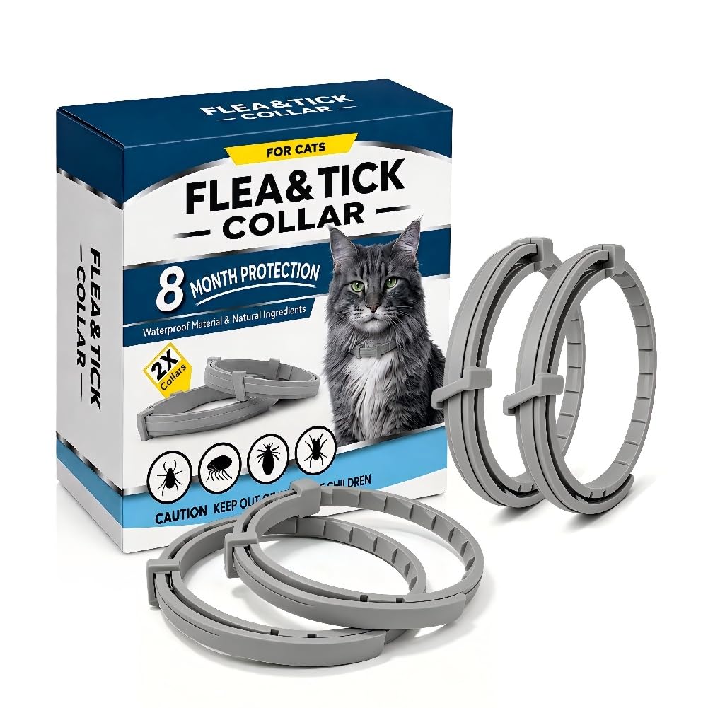 Flea & Tick Collar for Cats 4 Pack T447