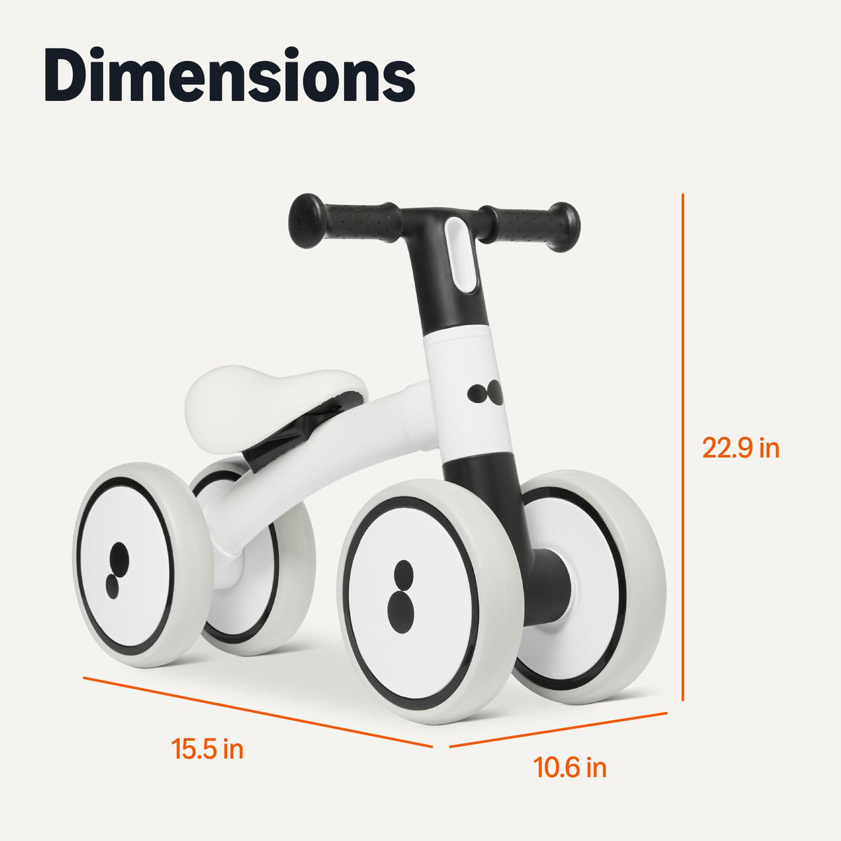 4-Wheel Toddler Balance Bike G8670