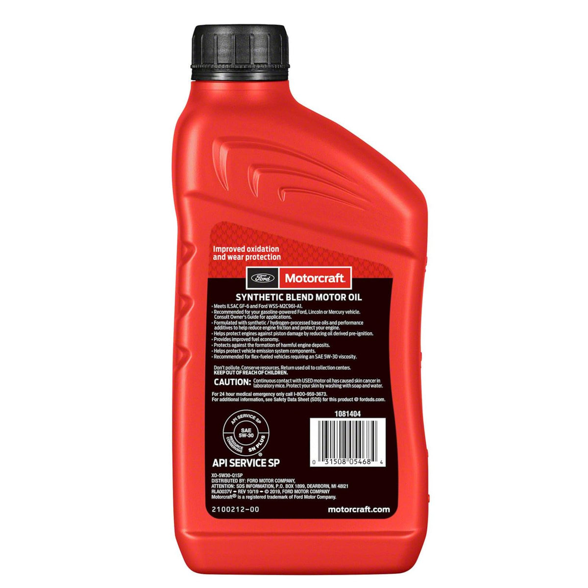 5W-30 Synthetic Blend Motor Oil 1 Quart R46824