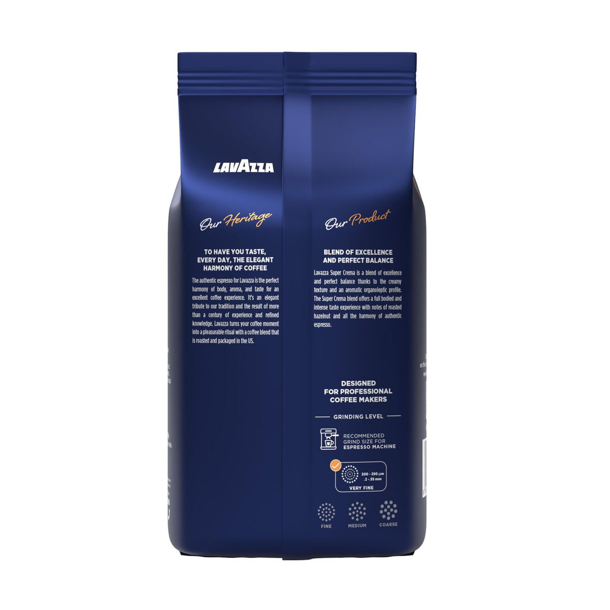 Whole Bean Coffee Medium Espresso Roast 2.2 lb Pack of 2 O68496