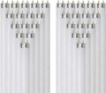 25W 2300 Lumen 3500K Neutral White T8 Fluorescent Tube Light Bulb Pack of 30 K49998