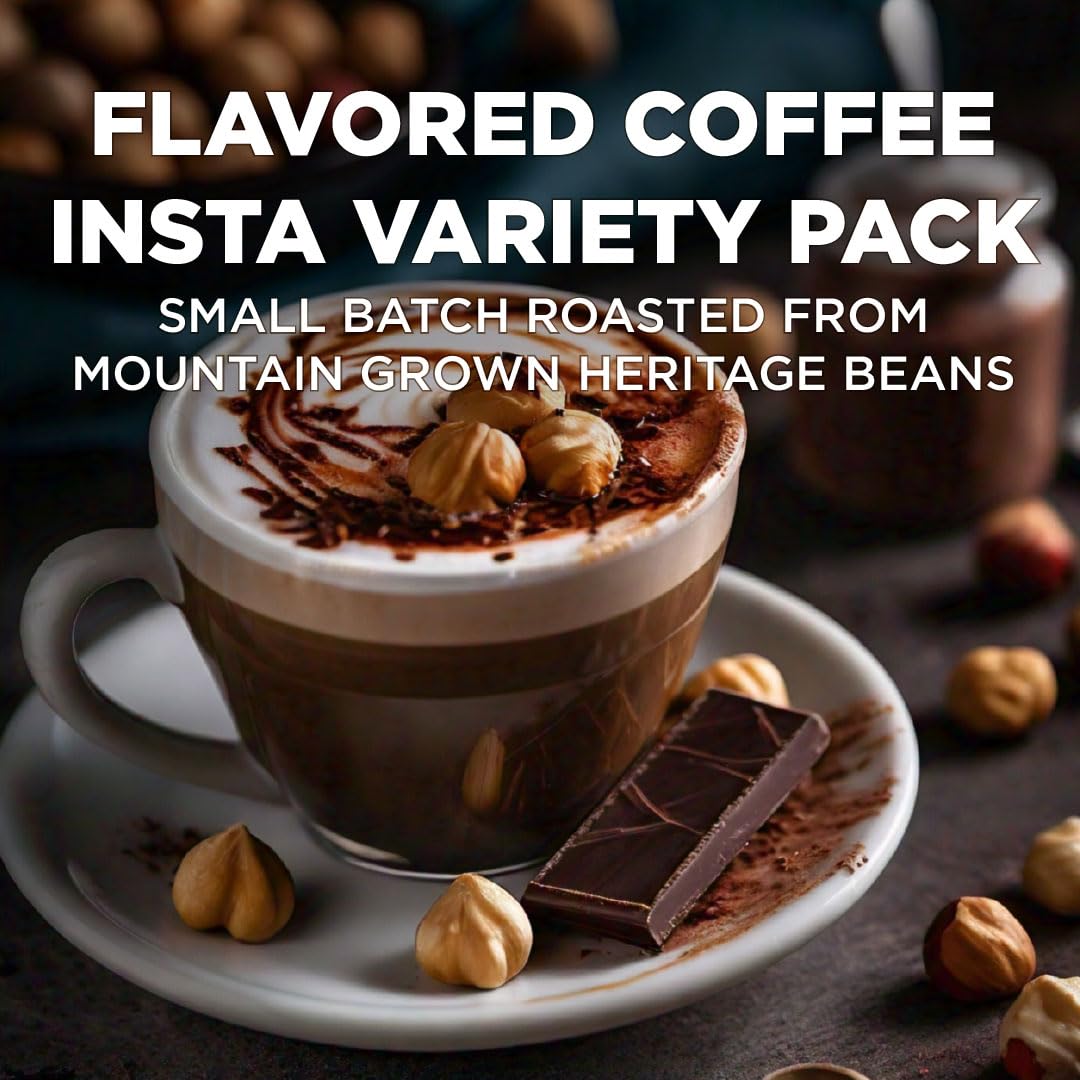 Flavored Instant Coffee Variety Pack, 24ct P689203