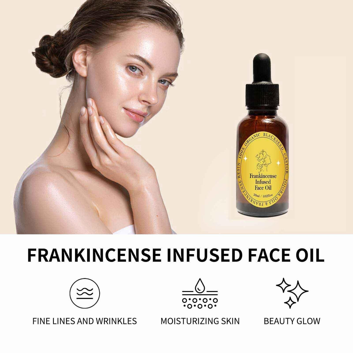 Frankincense Resin Oil Facial Serum 3PC V438