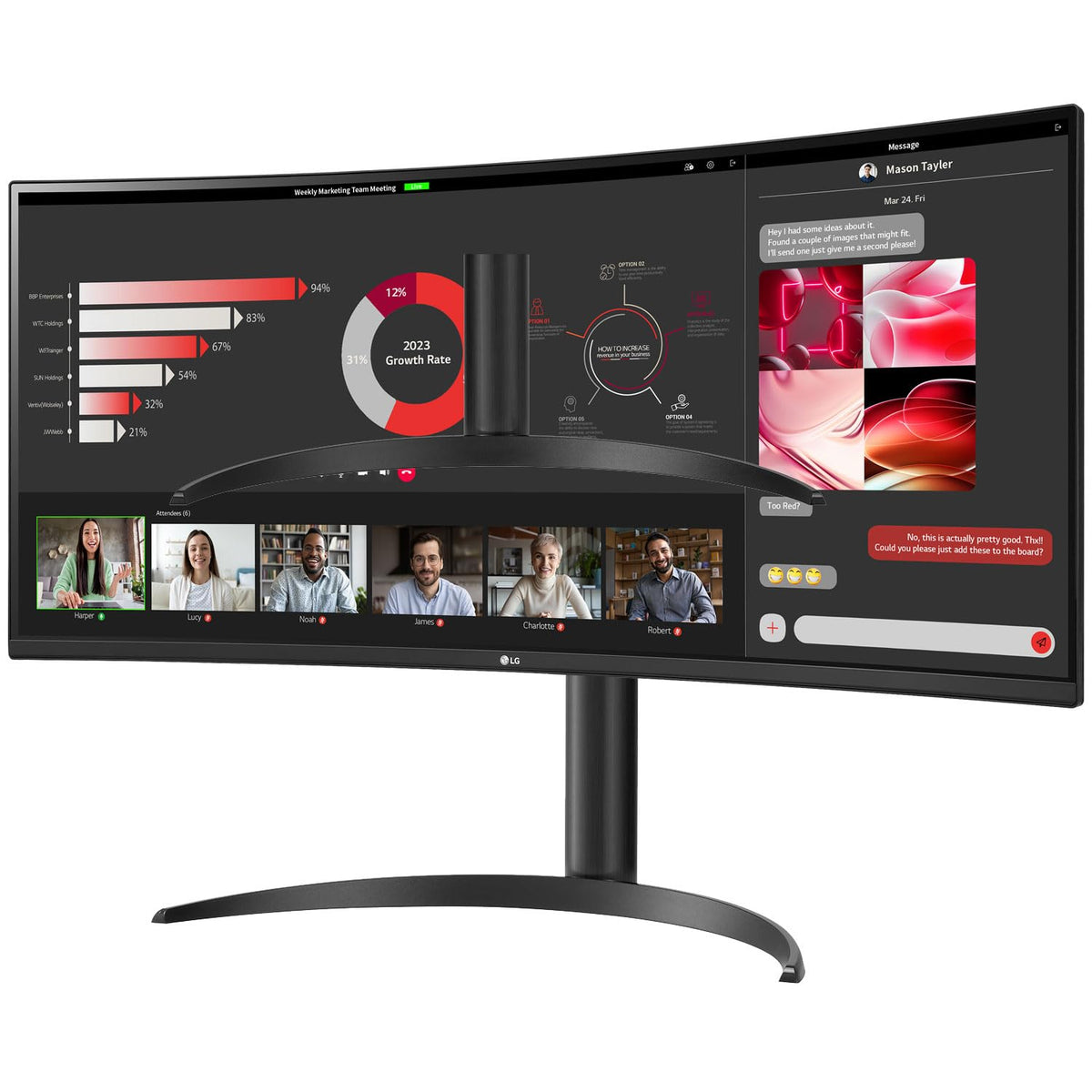 34" Curved UltraWide WQHD 100Hz Monitor V523