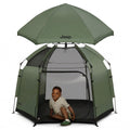 Olive Green Pop-Up Play Yard S856321
