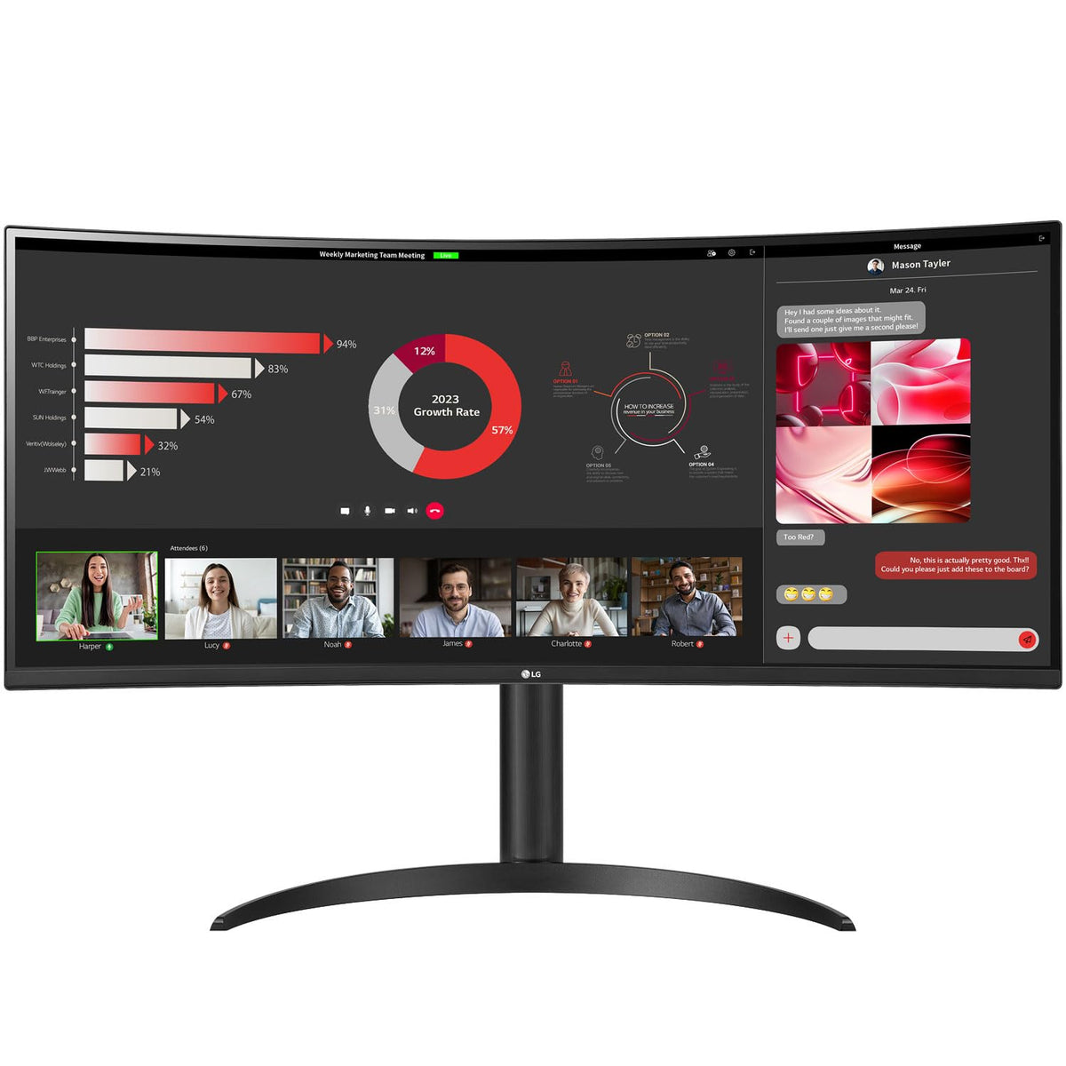 34" Curved UltraWide WQHD 100Hz Monitor V523