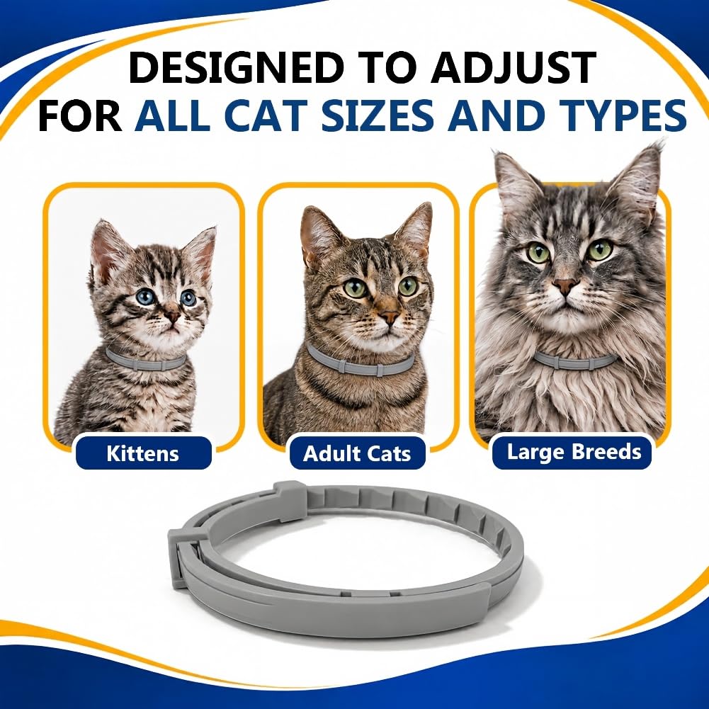 Flea & Tick Collar for Cats 4 Pack T447