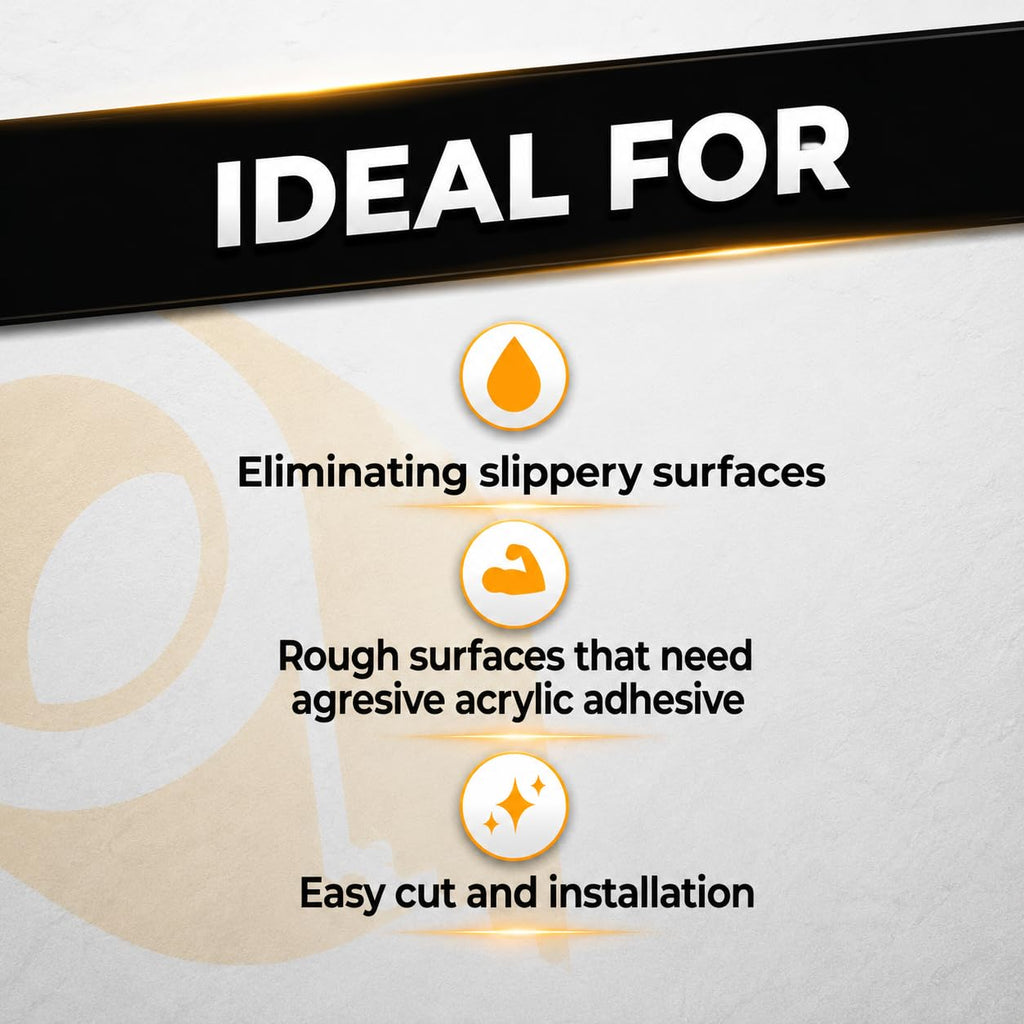 Gray 1 inch x 30 ft Anti Slip Tape Q8896