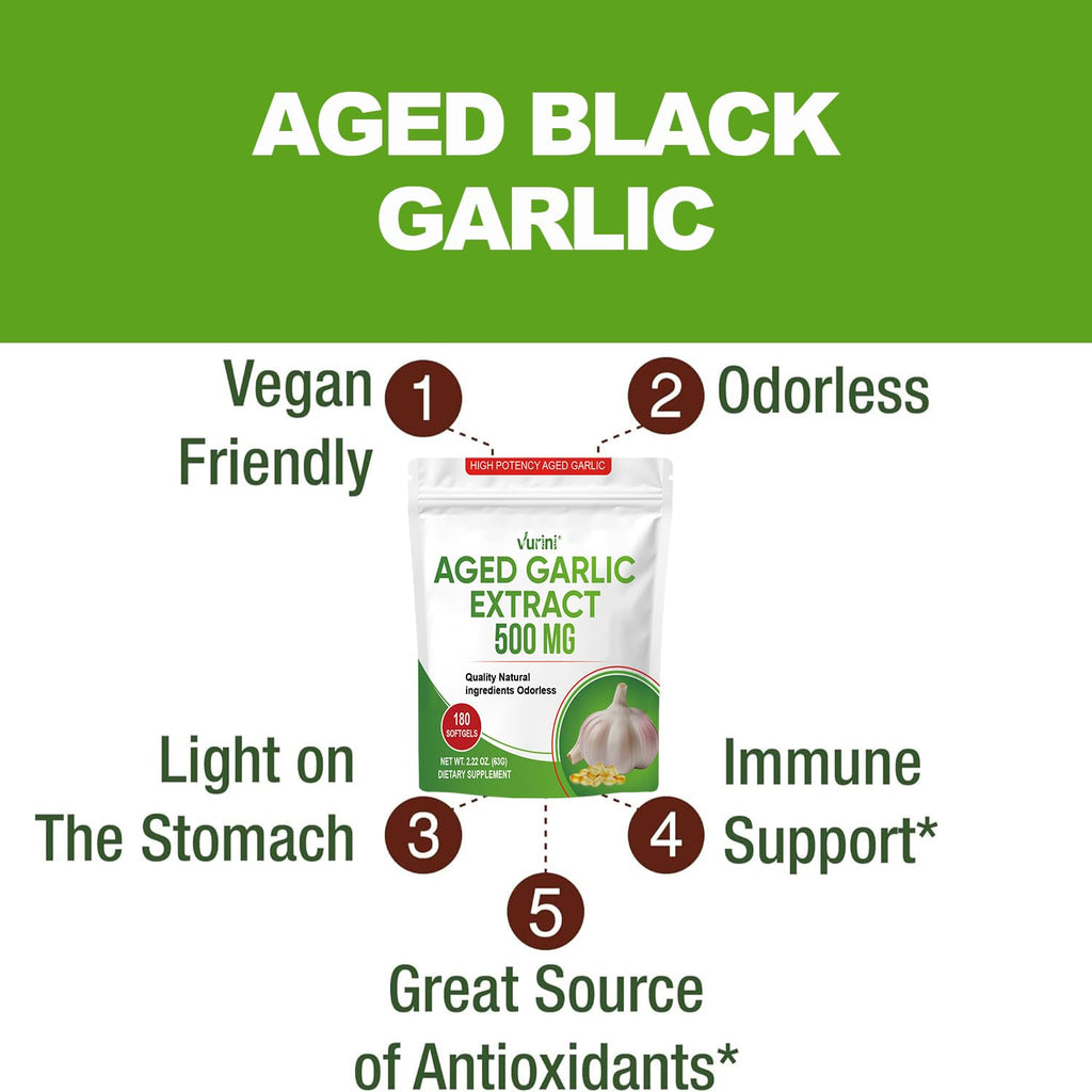 Aged Garlic Extract Capsules, 300 Softgels X4916