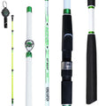 7' Medium Heavy Carbon Graphite Fiberglass Spinning Fishing Rod W796