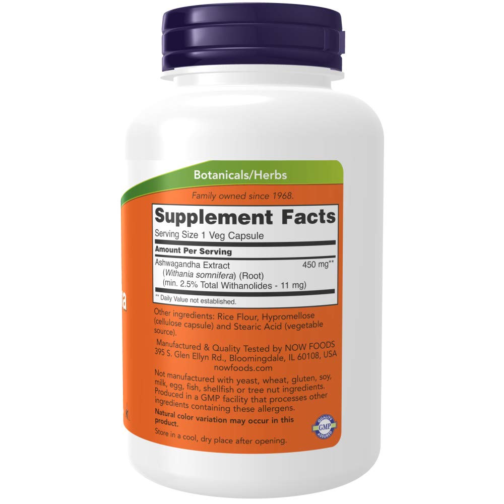 Ashwagandha Extract 450 mg 180 Capsule A905544