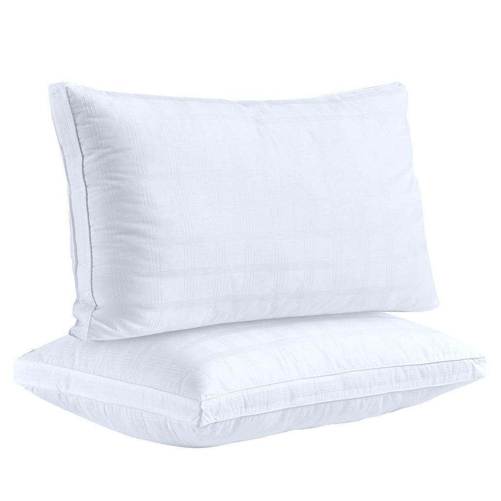 King Size Cotton Down Alternative Bed Pillows Set of 2 O717244