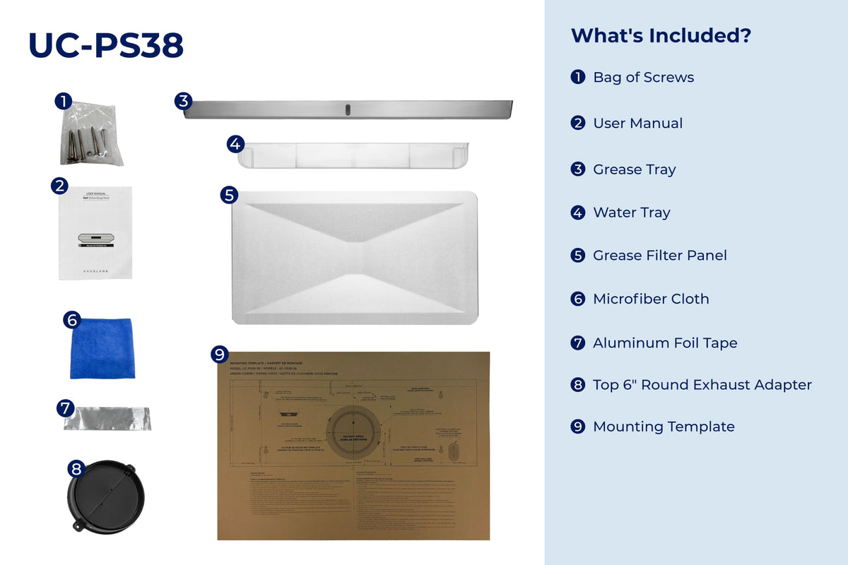 30 Inch Ducted Under Cabinet Range Hood X94694