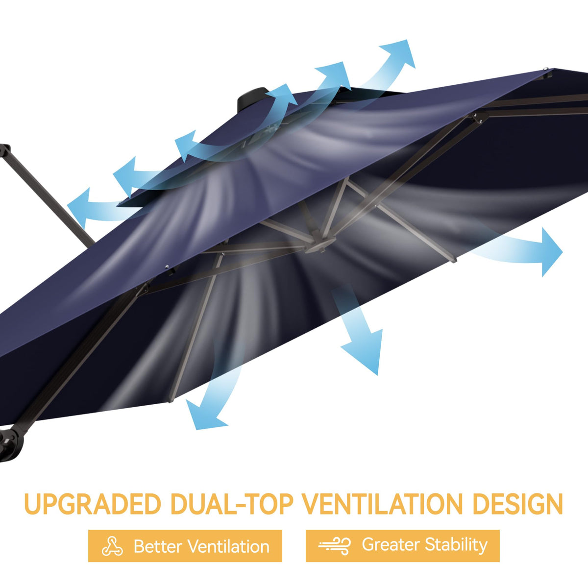 Cantilever Patio Umbrella with Base X2075