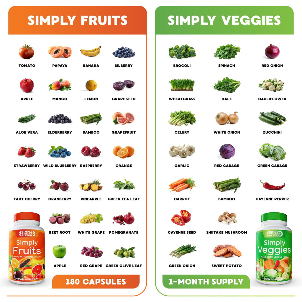 Fruits & Vegetables Supplement, 540 Capsules, 6-Pack R6754