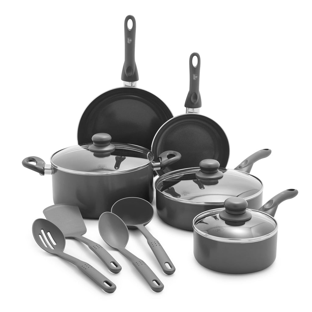 12 Piece Ceramic Nonstick Cookware Set F96681
