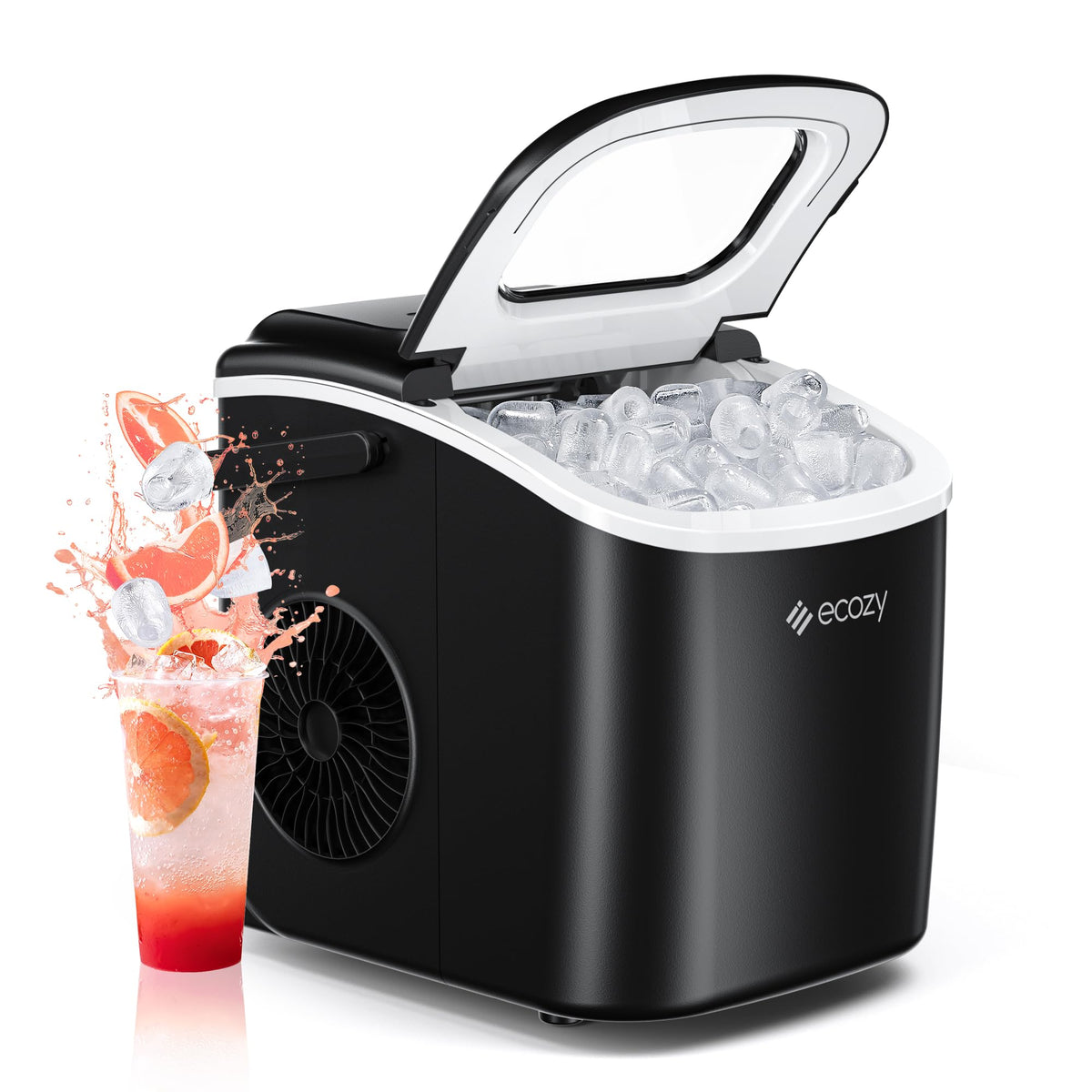 Countertop Ice Maker with Carry Handle, 26lbs/24Hrs P77392