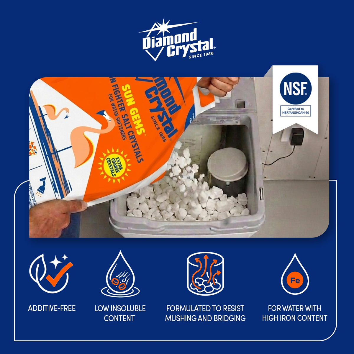 3 Pack Water Softener Salt, 40 Pounds D95465