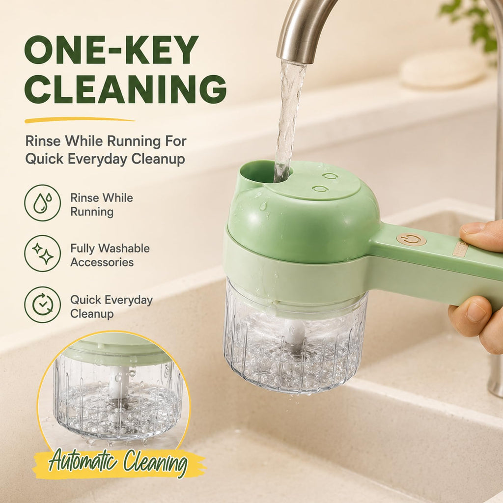 4 in 1 Handheld Electric Food Chopper Q1612