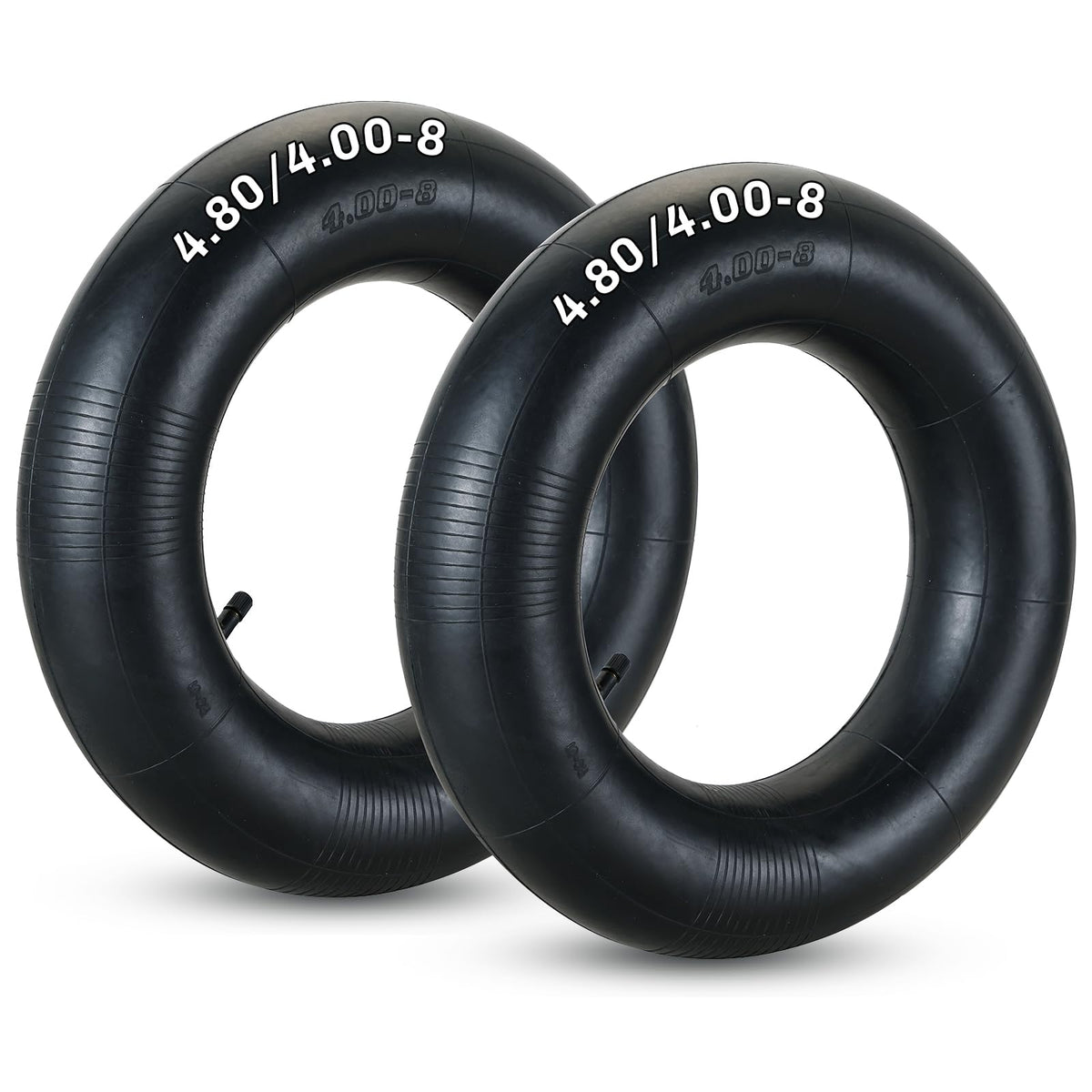 2 Pack 4.80/4.00-8 Inner Tube with TR-13 Straight Valve Stem E37402