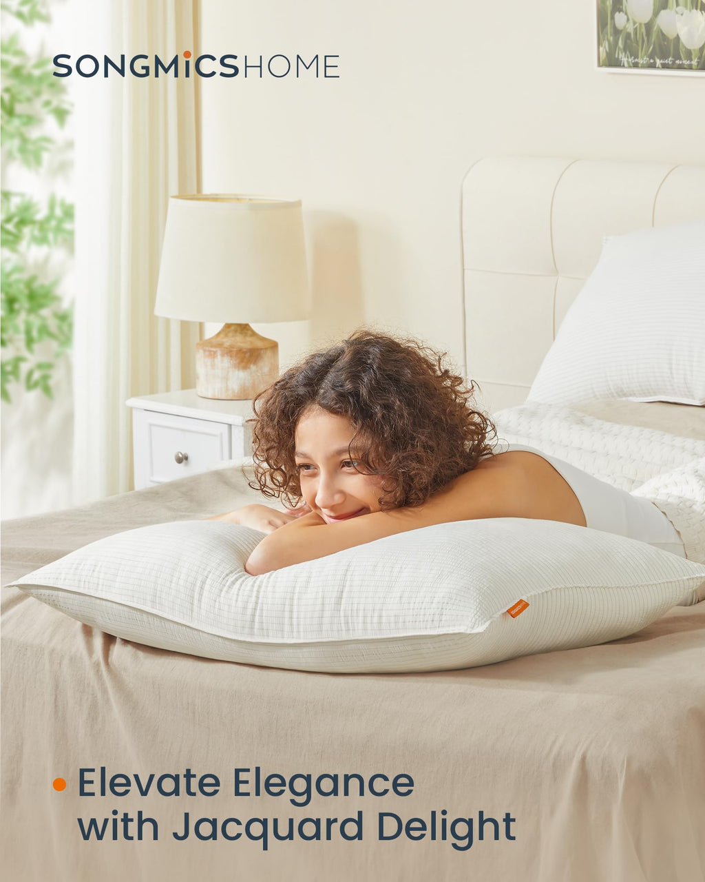 King Size Set of 2 Down Alternative Cooling Pillows H485
