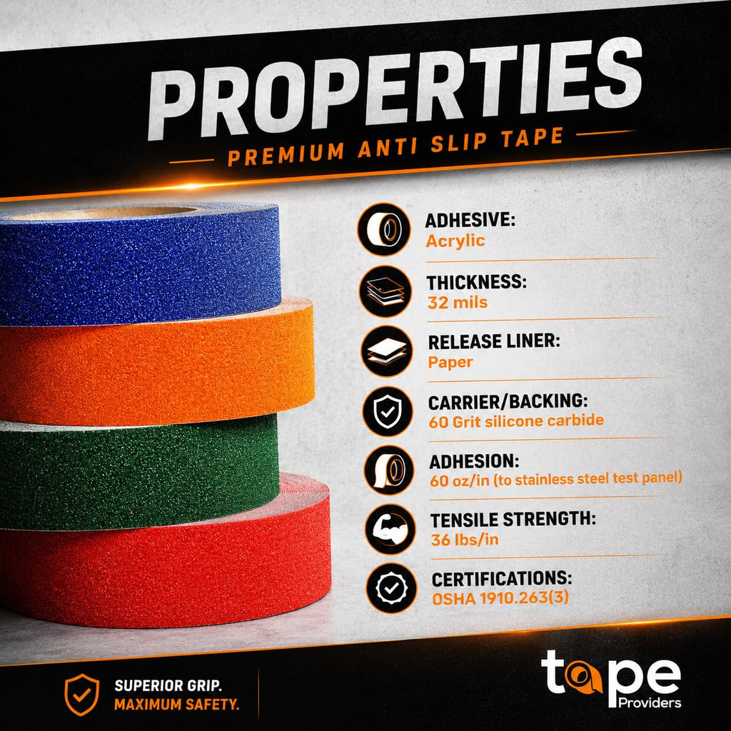 Gray 1 inch x 30 ft Anti Slip Tape Q8896