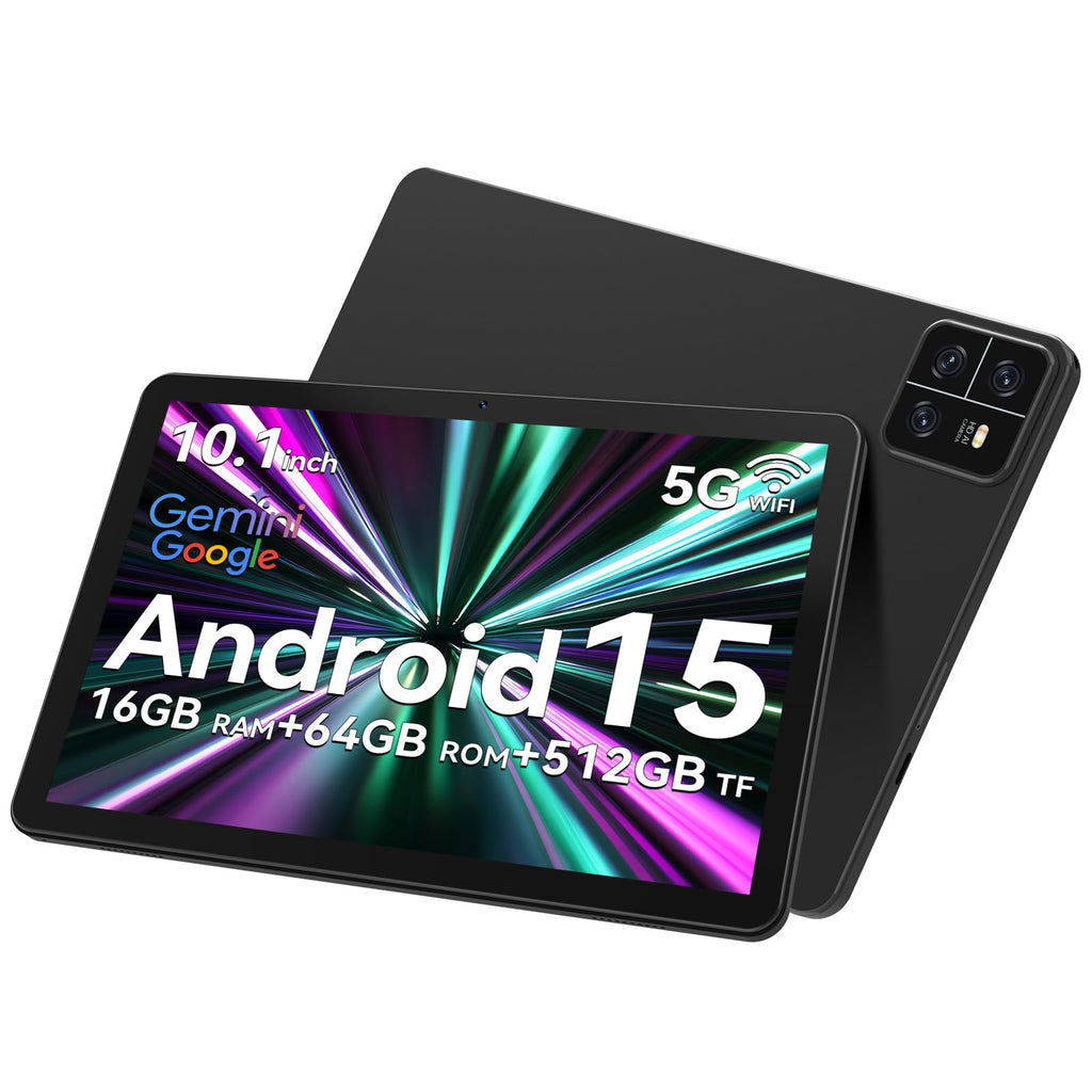 10.1 inch Android 15 Tablet Octa-Core 16GB RAM 64GB ROM W94086