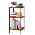 3 Tier Rustic Brown End Table J4895