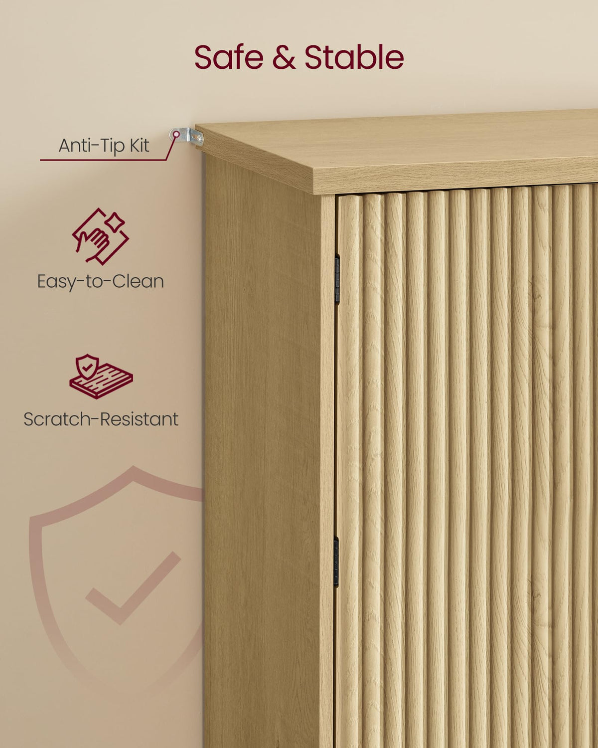 Freestanding Tall Cabinet with Drawer N6613
