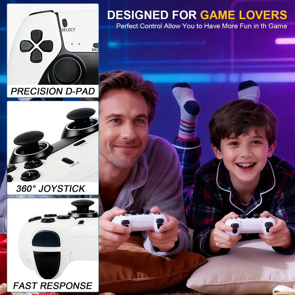 Retro Gaming Console Stick with Dual Wireless Controllers D2855