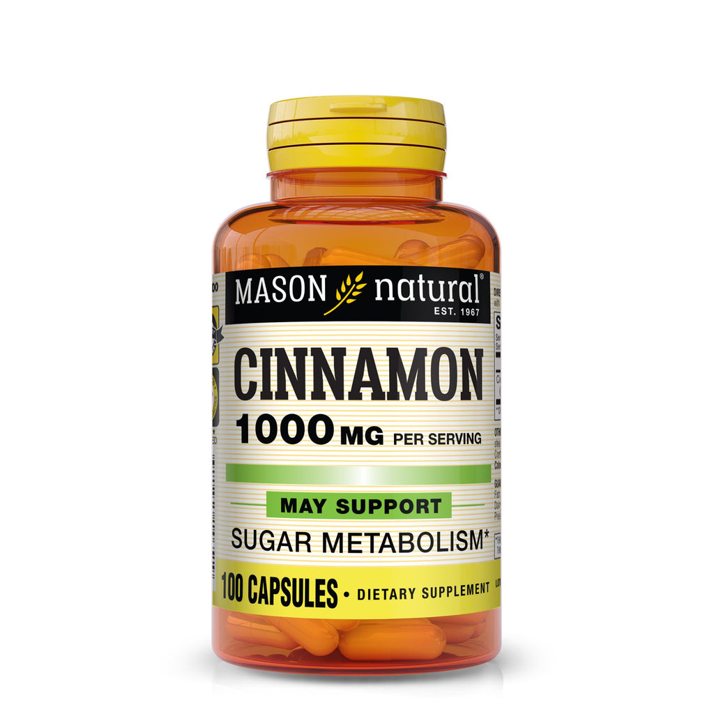Cinnamon 1000 mg Dietary Supplement Capsules E95211