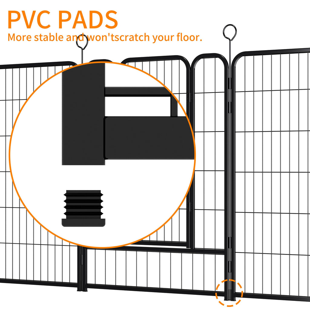 Heavy-Duty Iron Exercise-Pen System Portable Yard Camping Kennel Alternative A680