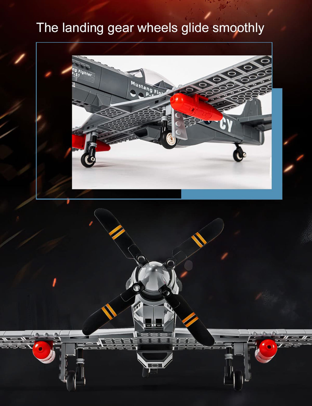 Building Block Set 258 Pieces M1441