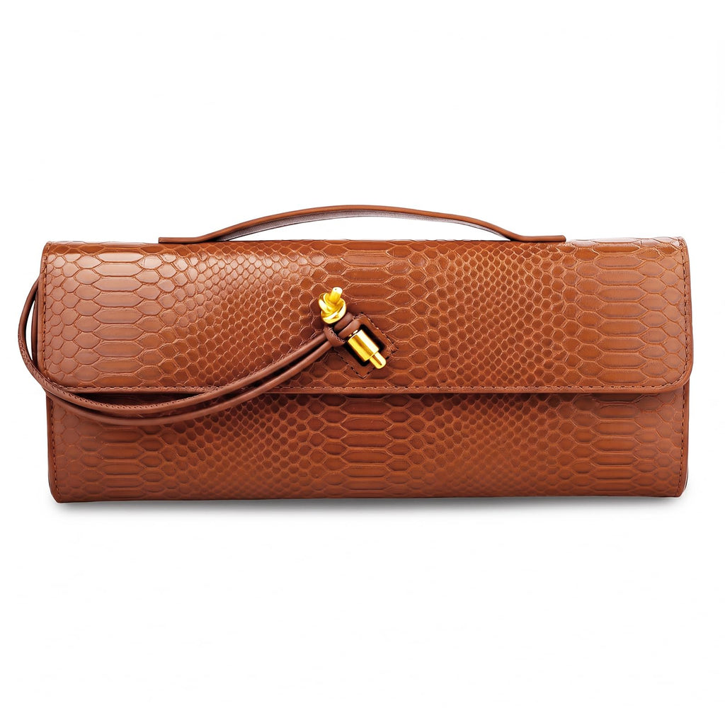 Woven Snake Print Crossbody Shoulder Bag W502717