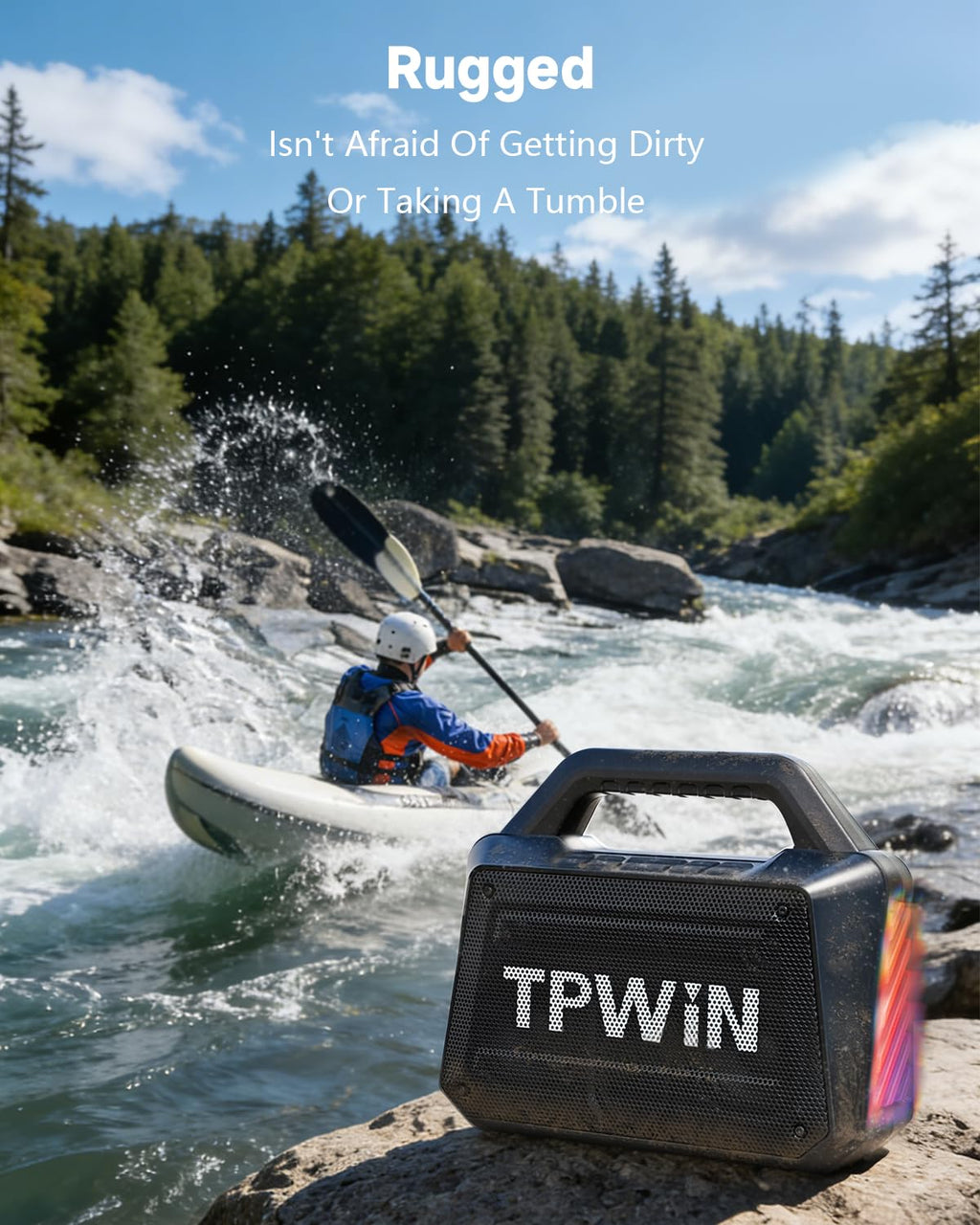 80W IPX6 Waterproof Portable Bluetooth Speaker C811