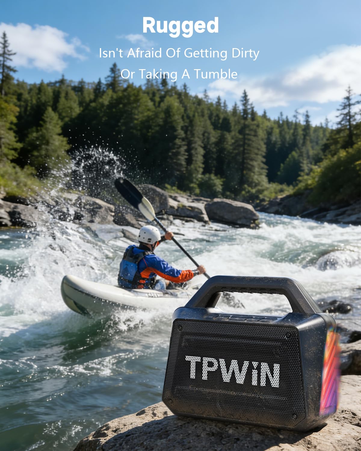 80W IPX6 Waterproof Portable Bluetooth Speaker C811
